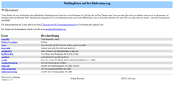 Desktop Screenshot of list.klubraum.org