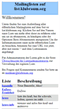 Mobile Screenshot of list.klubraum.org